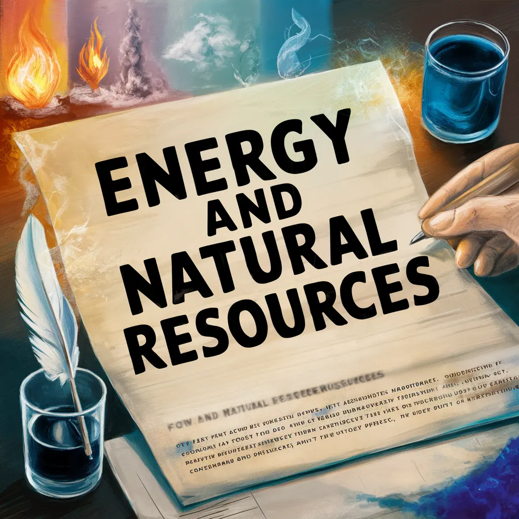 Energy and Natural Resources