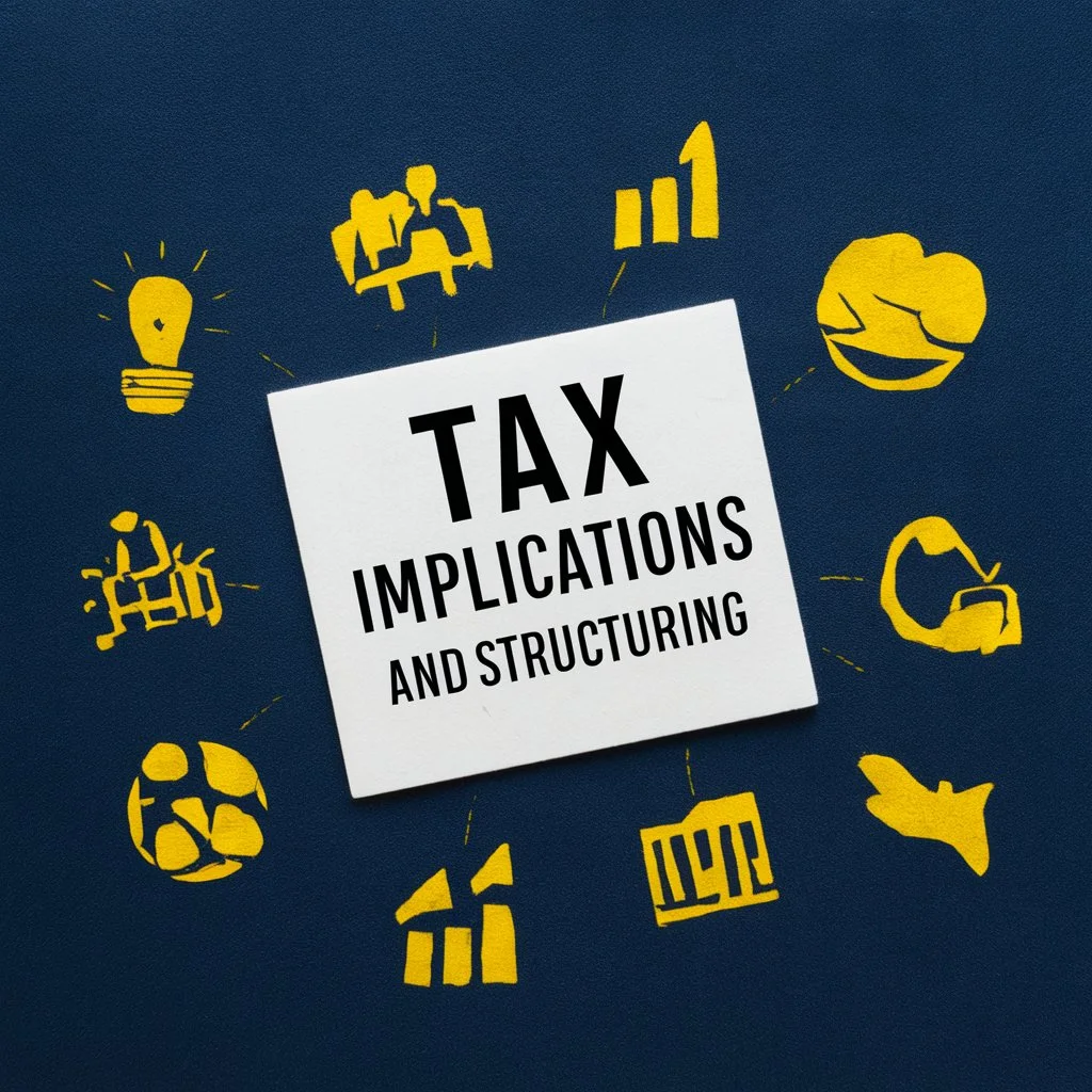 Tax implications and structuring 